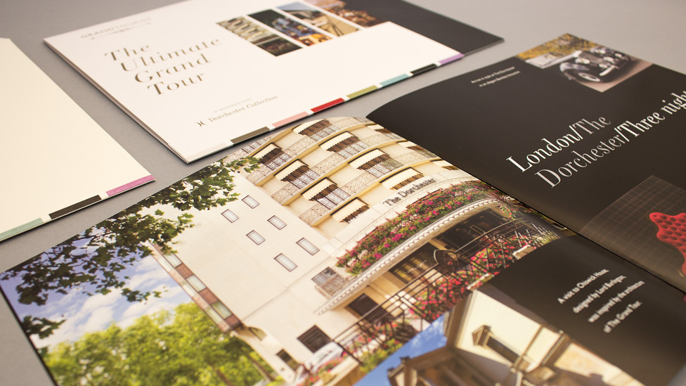 Luxury travel brochure design